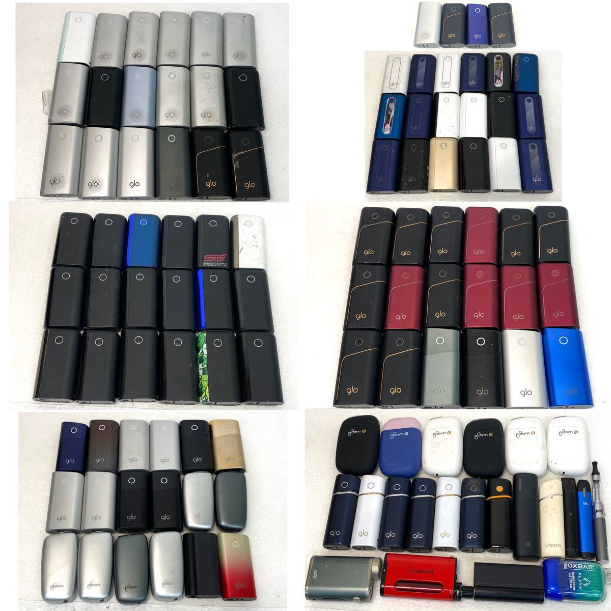 【限定セール，人気】 電子タバコ 116点 まとめ glo ploomtech RELX OXBAR EleaF CUPTI UWOO(喫煙グッズ)｜売買されたオークション情報、yahooの商品情報をアーカイブ公開 - オークファン その他