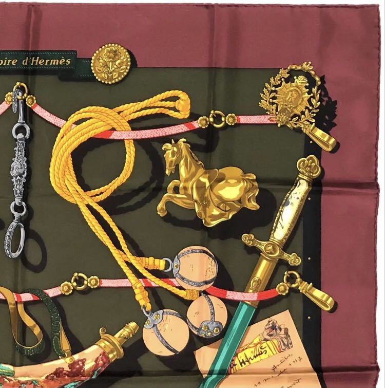 激レア エルメス スカーフ カレ90 Memoire dHermes エルメスの思い出