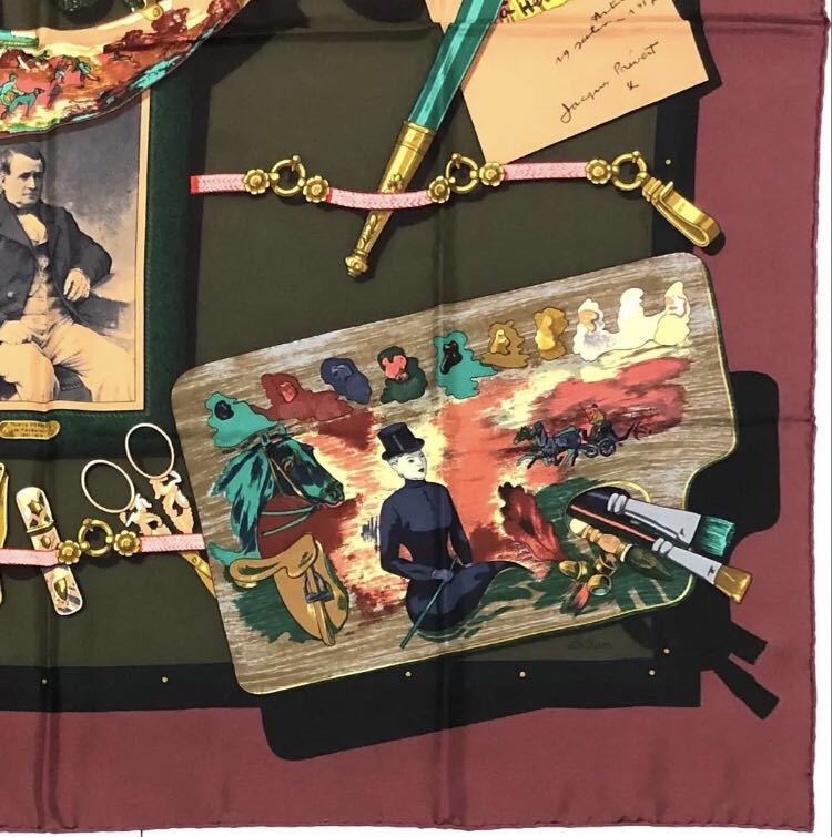 激レア エルメス スカーフ カレ90 Memoire dHermes エルメスの思い出