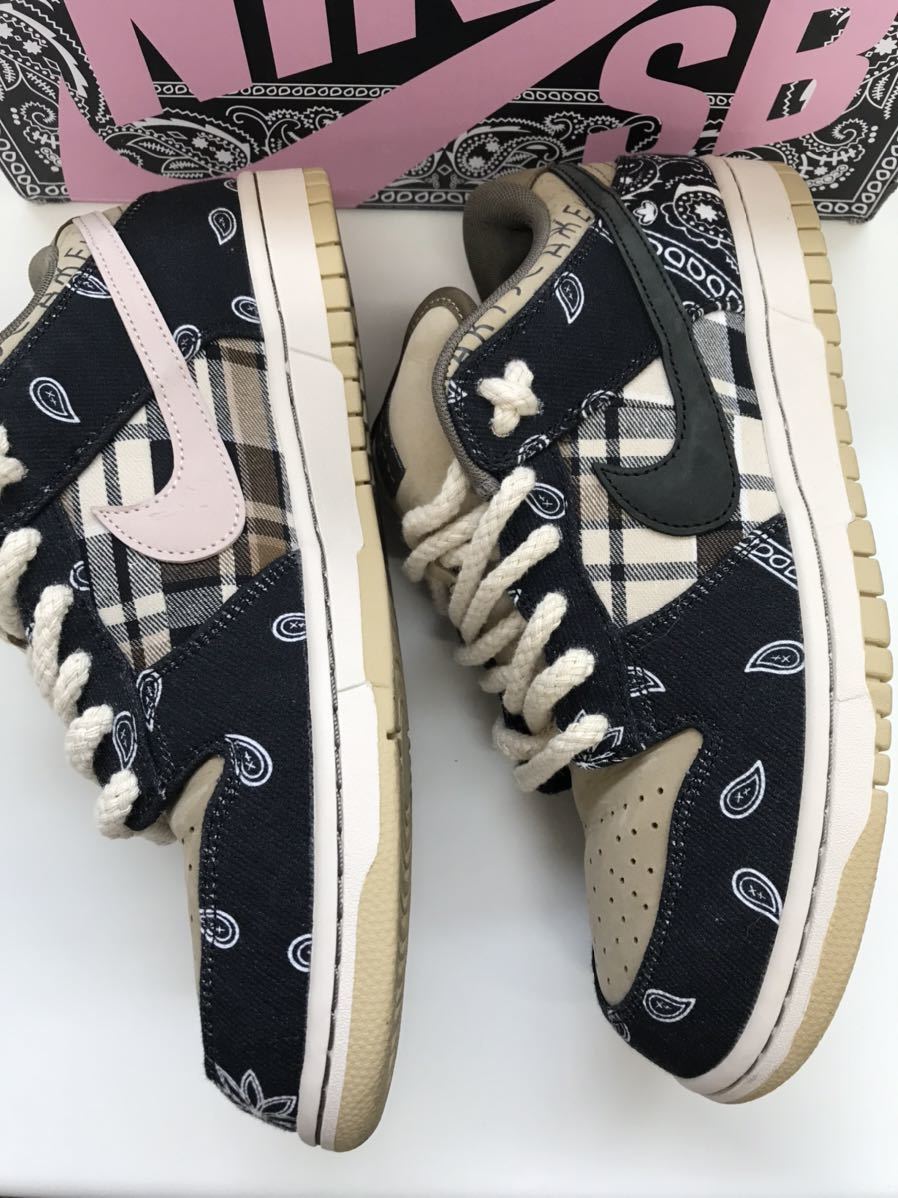 NIKE SB DUNK LOW Travis Scott ナイキ エスビー CT5053-001 28.5cm 
