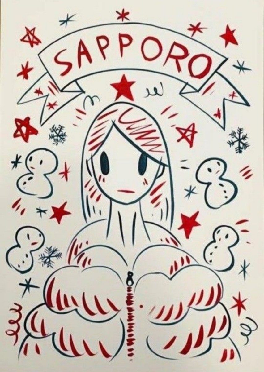 天野タケル シルクスクリーン Sapporo ED30 