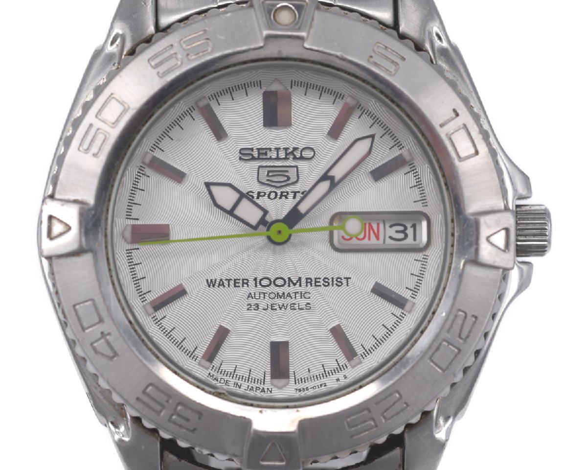 SEIKO】セイコー SEIKO5 スポーツ 7S36-00Y0 メンズ 裏スケルトン 自動 