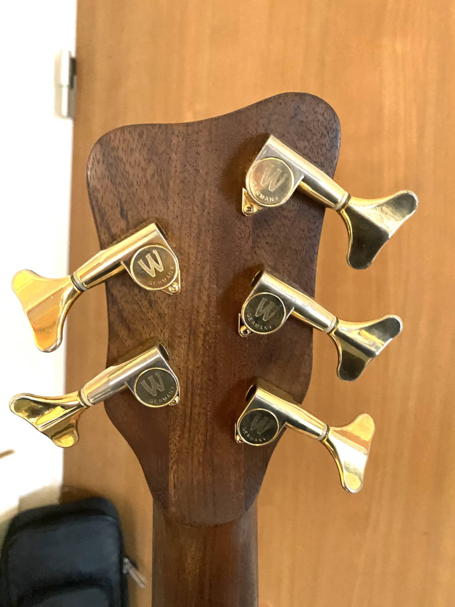 美品・1円スタート】WARWICK5弦ベース・人気のニルヴァーナブラック 