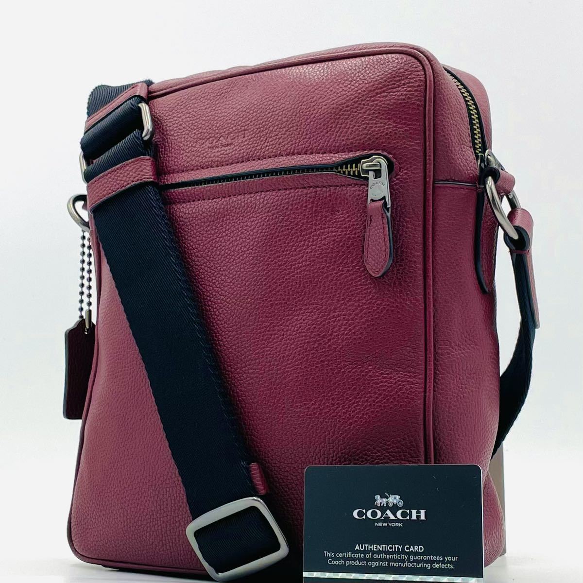 1円【入手困難品】定価10万円 コーチ COACH ショルダーバッグ 