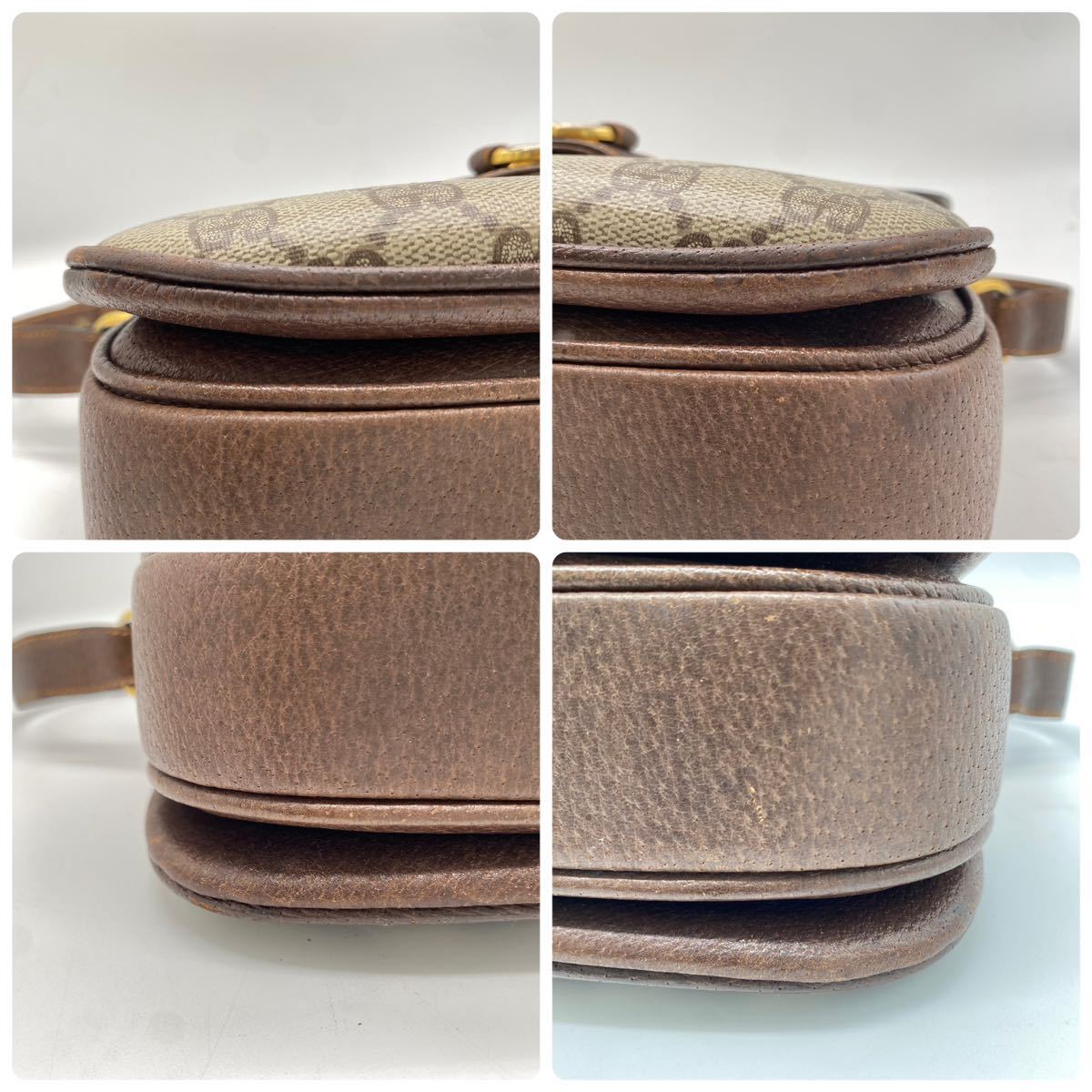 希少 美品 オールドグッチ OLD GUCCI ショルダーバッグ メッセンジャー 