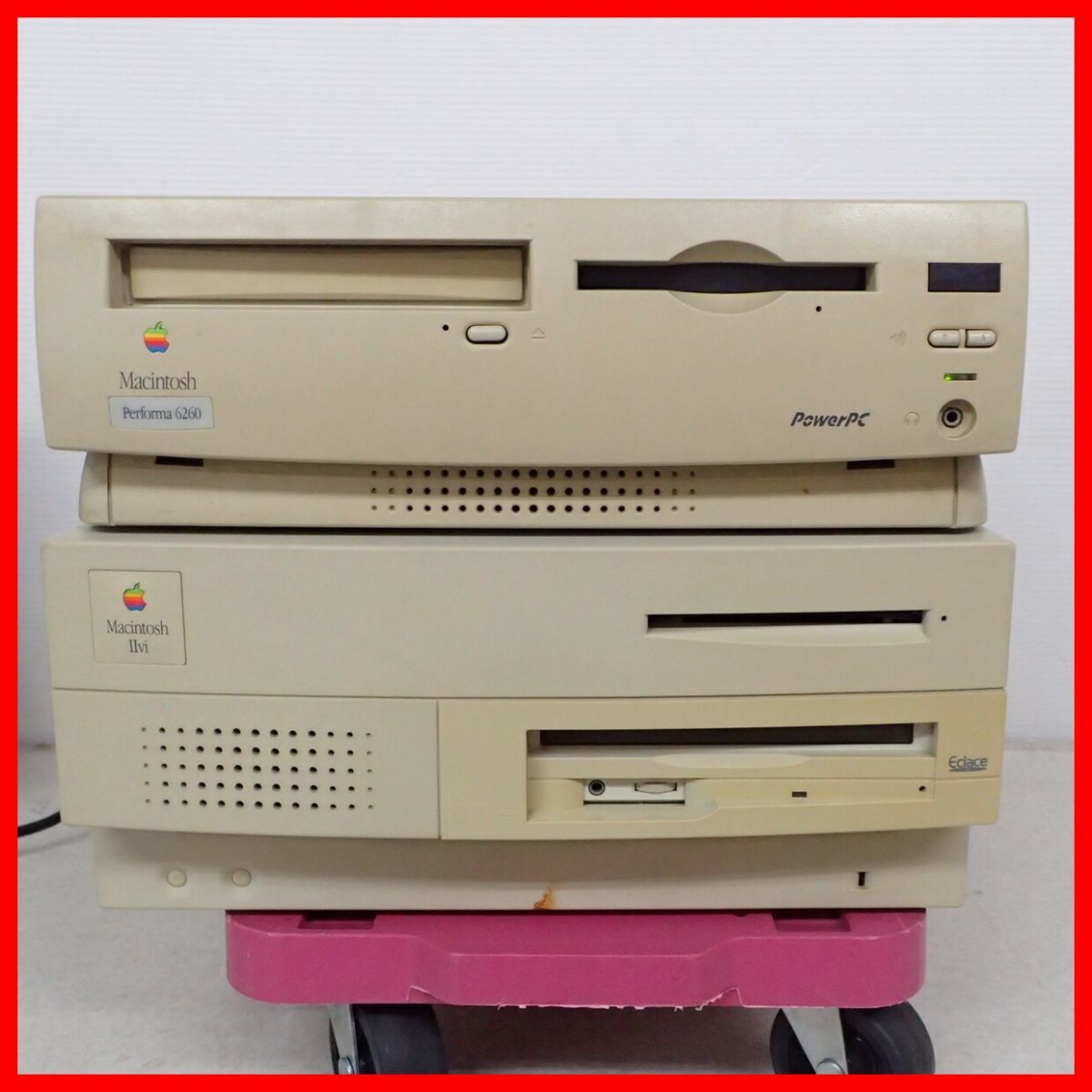 ◇Apple Macintosh IIvi M1350 + Performa 6260 本体 マッキントッシュ