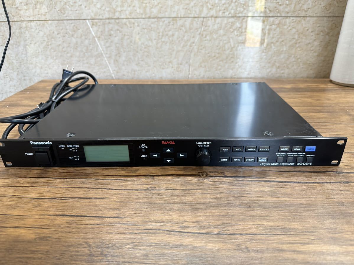 [058] 日本製RAMSA Panasonic デジ夕ルマルチイコライザー　現状品