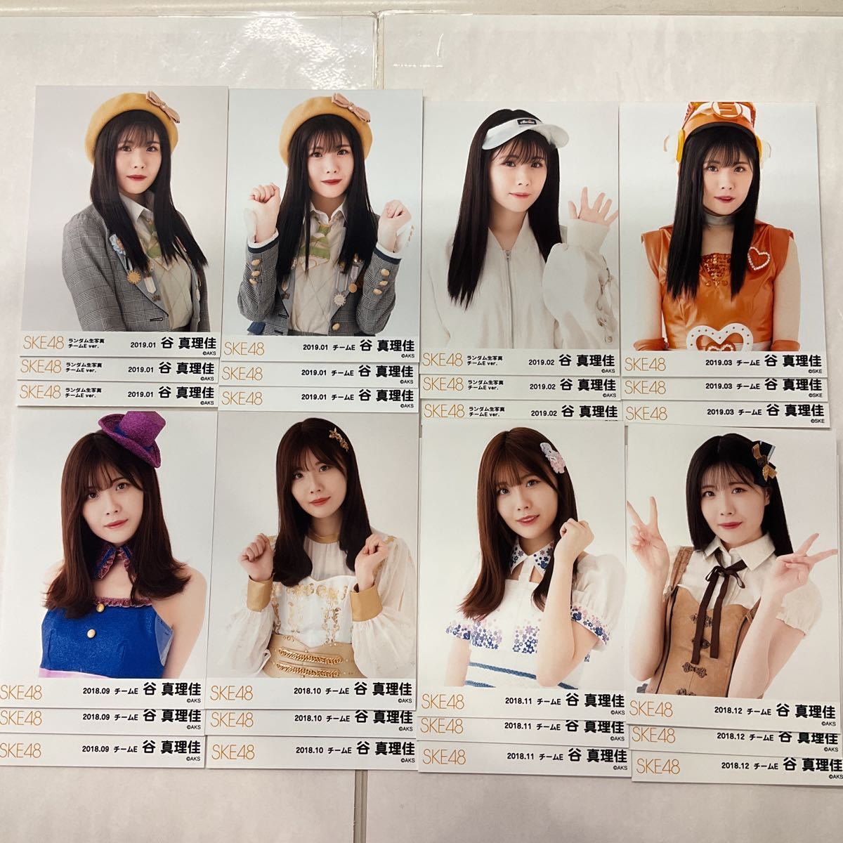 SKE48 谷真理佳 チームE 生写真 まとめ売り 46コンプ 151枚 MU9(SKE48