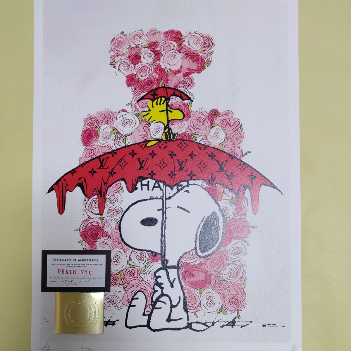 世界限定100枚 DEATH NYC スヌーピー SNOOPY シャネル CHANEL