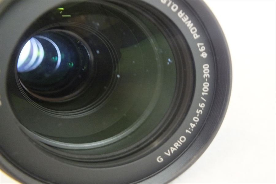 Canon EF 75-300mm f/4-5.6 II ズームレンズ ☆ LUMIX G VARIO 4.0-5.6/100-300 レンズ ソフトケース付き 中古 現状