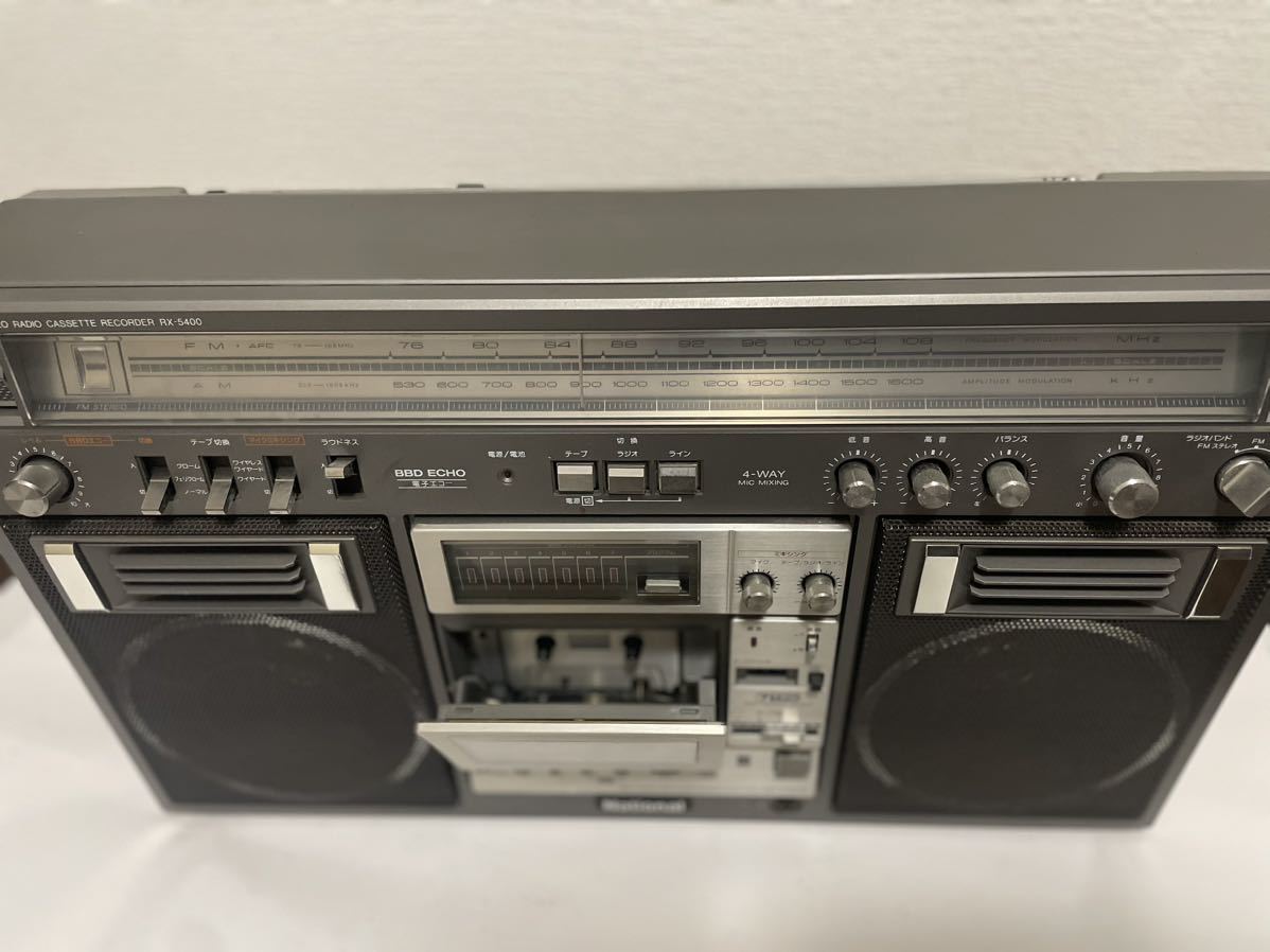 オーディオ機器 791180/National RX-5400 ステレオラジオカセット