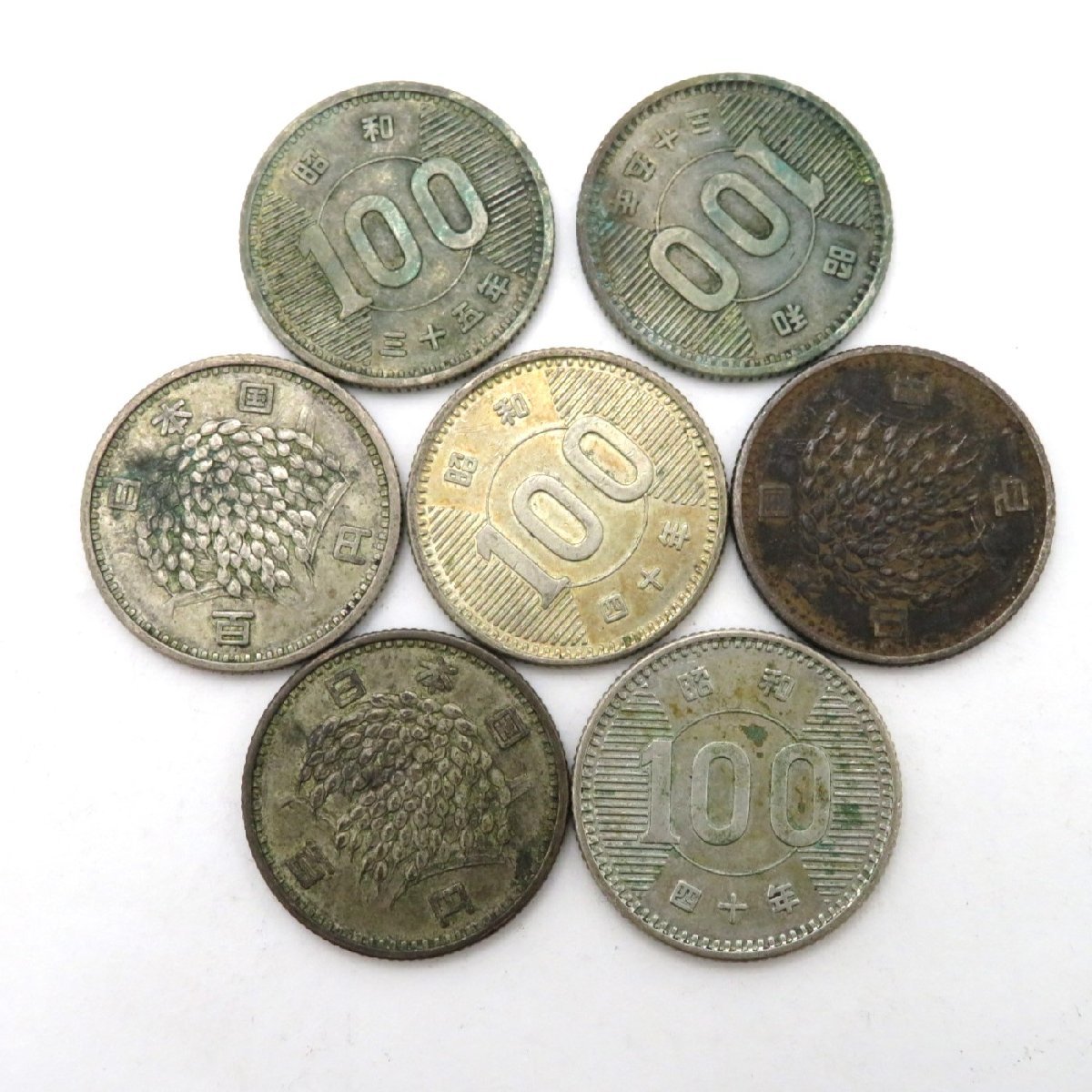 旧硬貨 100円銀貨 稲穂 166枚/鳳凰 1枚 計167点 181-1984274【