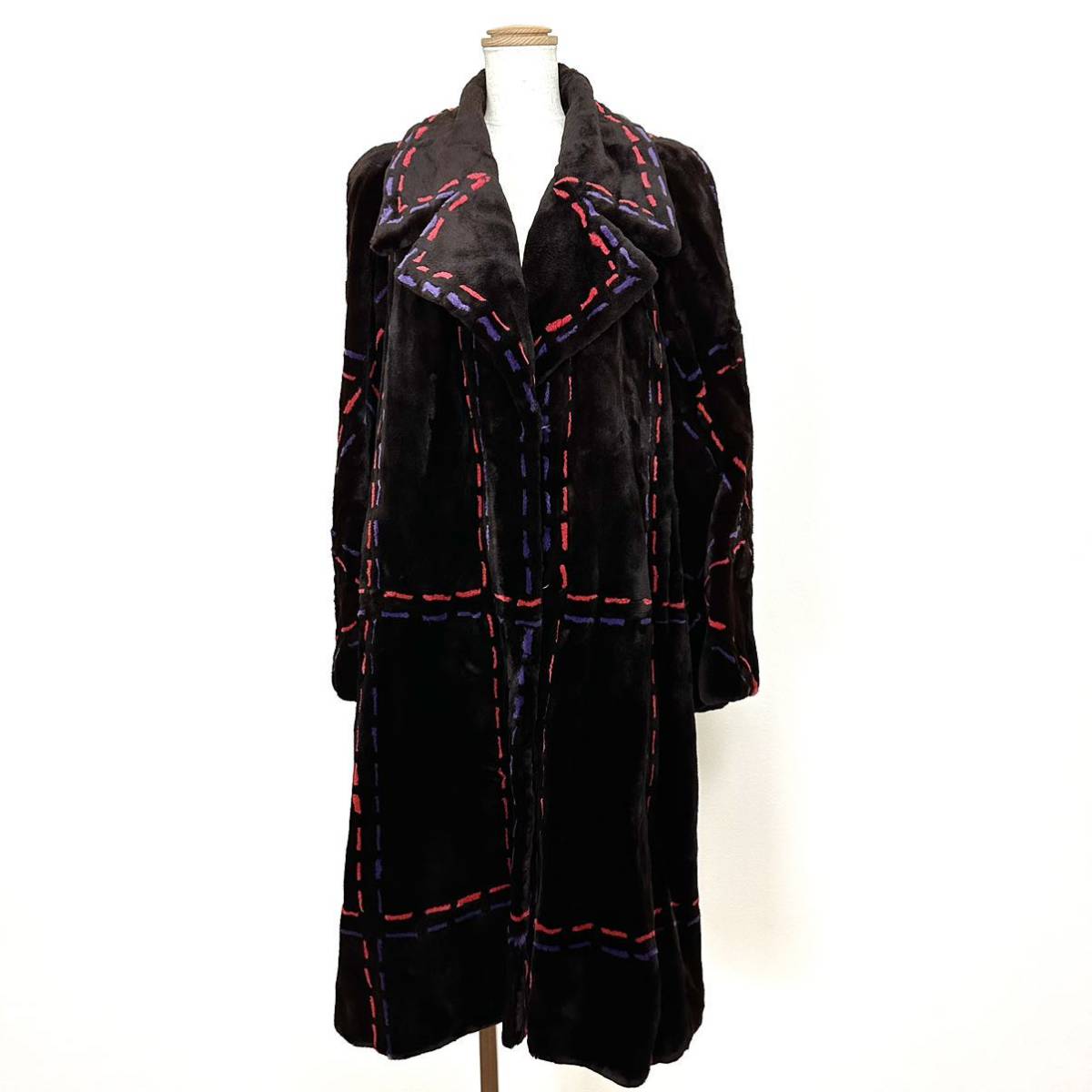 ミンクのハーフコート 【貂商】h661 シェアードミンク ハーフコート