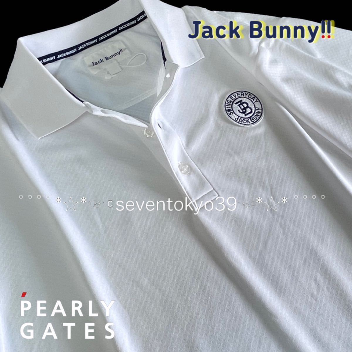 本物 新品 最新 36608126 PEARLY GATES パーリーゲイツ/ジャックバニー 6(LL)超人気 ポリ鹿の子ストレッチ 半袖ポロシャツ 吸水速乾 通気性