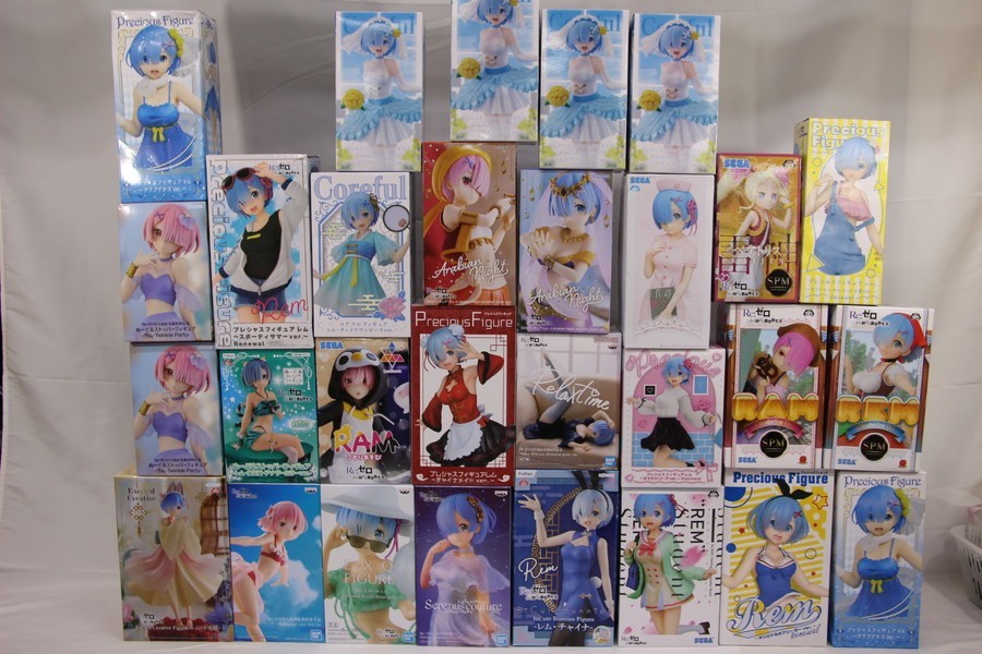 054 e5217 未開封 プライズフィギュア Re：ゼロから始める異世界生活 レム ラム ベアトリス 31個セット