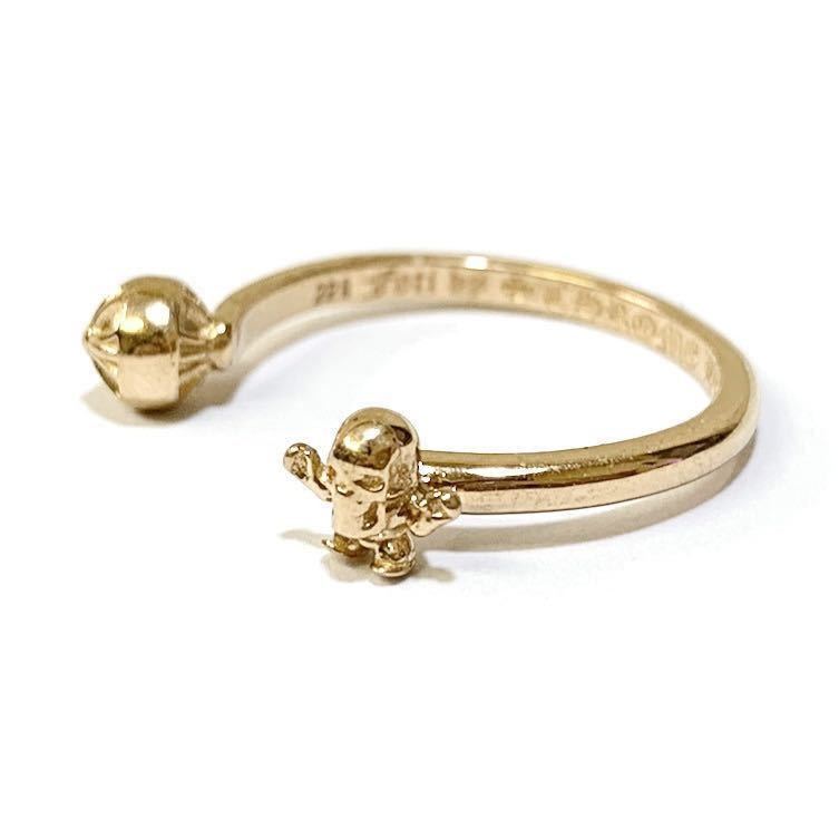クロムハーツ CHROME HEARTS 22K FT HRRS TEETER / CRS BALL フォティ ハリスティータ クロスボール リング ギャランティ付