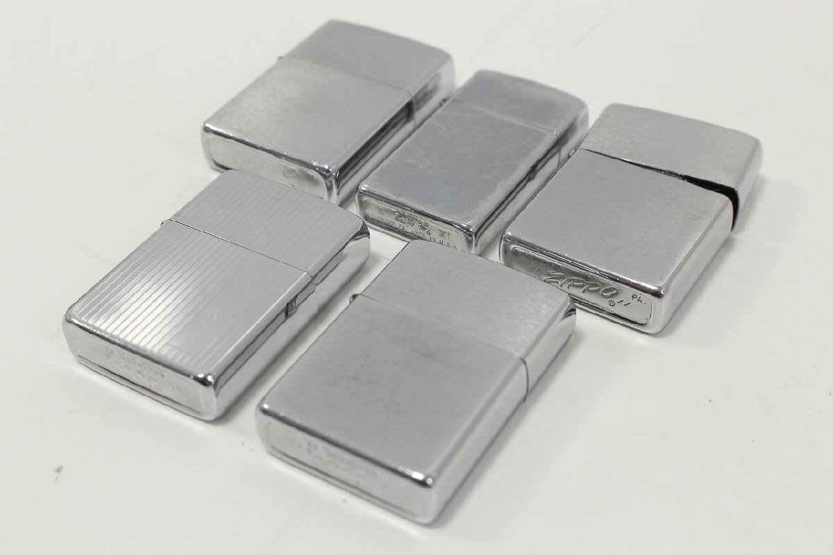 1円～】Zippo ジッポ ジッポー ライター まとめ 4個 ＋ ケースのみ 1個 