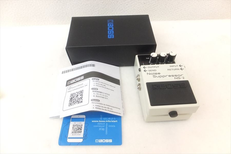 箱・説明書付きBOSS NS-2 BOSS / NS-2の特徴や使い方などをレビュー。原音には影響を与えず