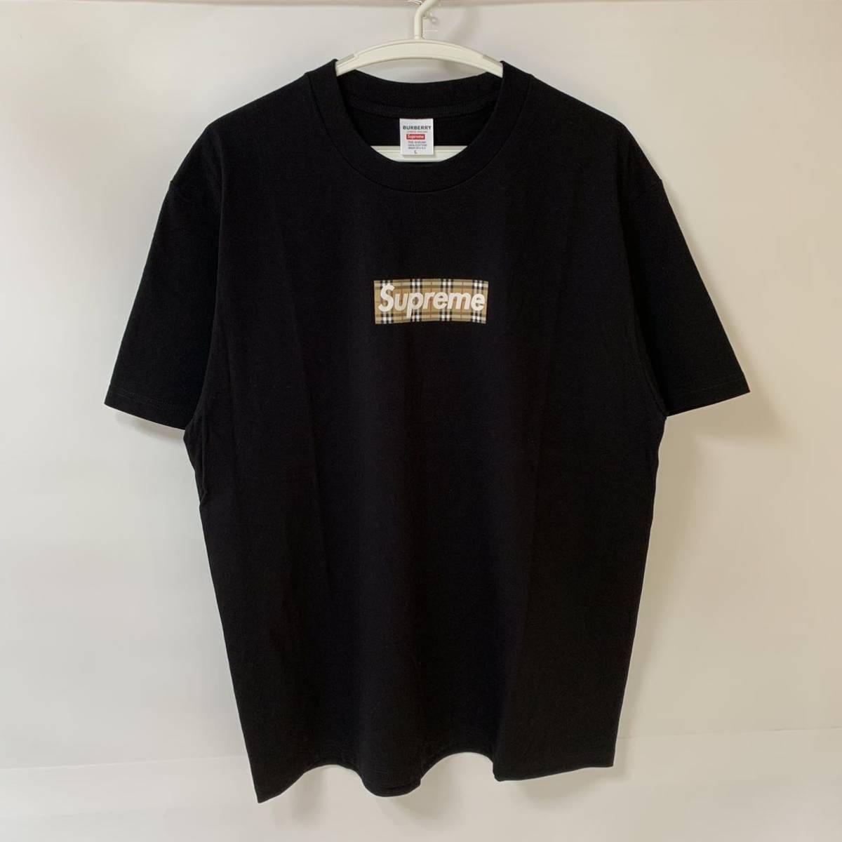 Supreme 22SS Burberry シュプリーム Box Logo Tee SUPREME 