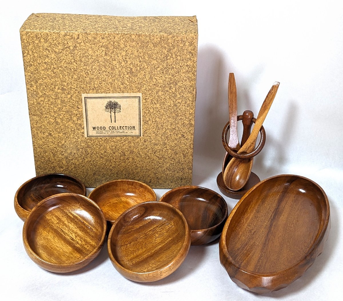 WOOD COLLECTION ウッドコレクション サラダボールセット V-101 木製 