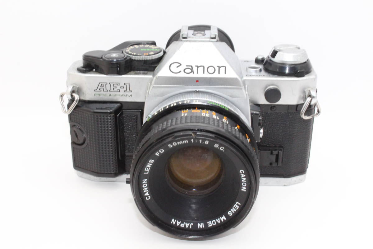 ☆訳あり大特価☆キャノン CANON AE-1 PROGRAM + FD 50mm F1.8