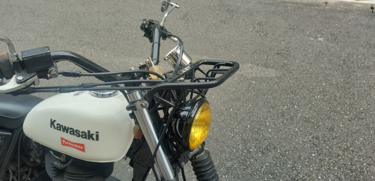 カワサキ 250TR フロント キャリア kawasaki キャンプ オフロード VMX