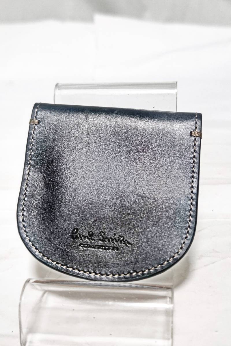 美品 Paul Smith レザー コインケース 黒 ブラウン ポール・スミス 小銭入れ
