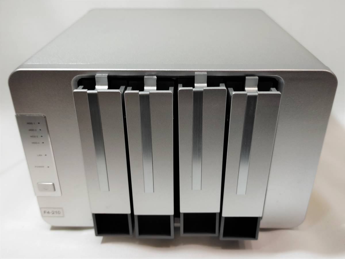 1円出品】TerraMaster F4-210 NAS 4ベイ dlna対応nas 1.4GHz