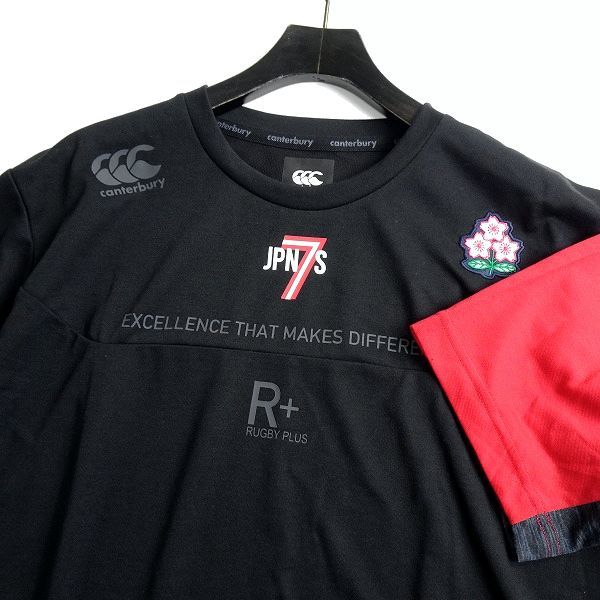 □Canterbury カンタベリー ラグビー日本代表 桜エンブレム JPN7S 吸汗