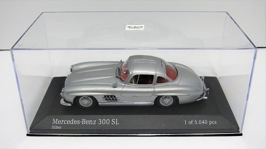 MINICHAMPS 1/43 Mercedes-Benz 300 SL シルバー & MGB 1967 オレンジ