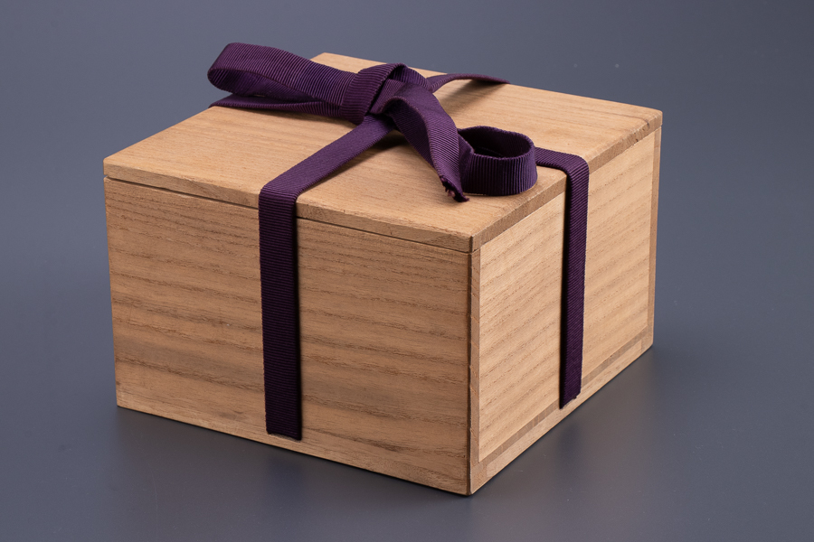 人間国宝 島岡達三 象嵌碗 共箱 初期作品 抹茶碗 茶道具 k3396