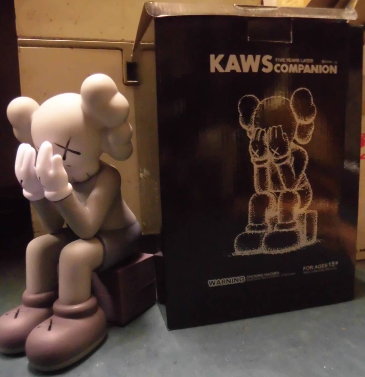 KAWS COMPANION OPEN フレイデッドブラウン Companion オープン 