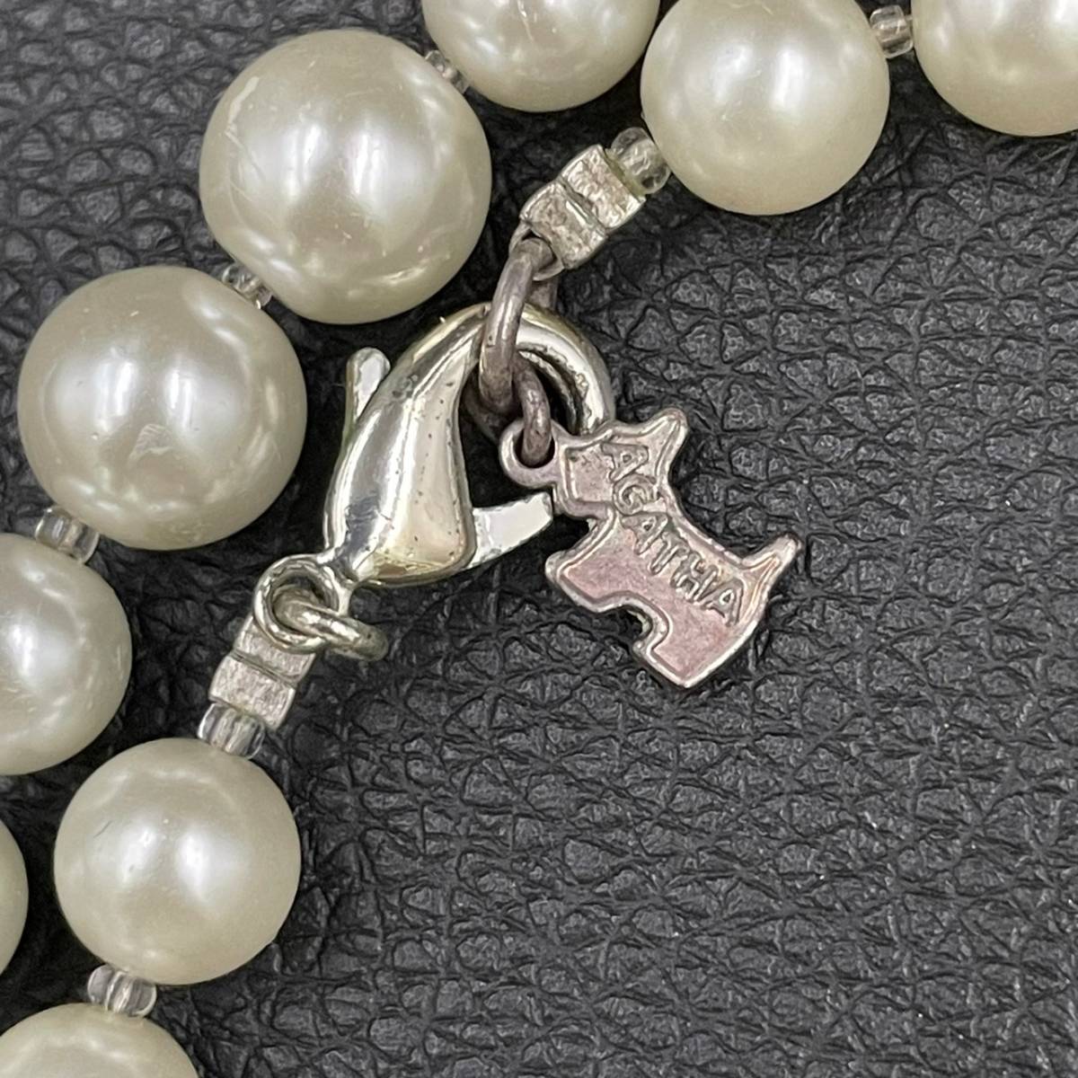 人気】アクセサリー まとめ AGATHA パール シルバー VB ネックレス 