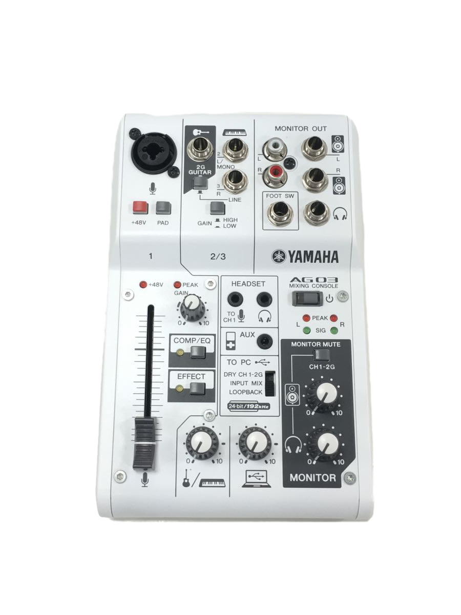 YAMAHA◇YAMAHA/ウェブキャスティングミキサー/AG03 YAMAHA ウェブ
