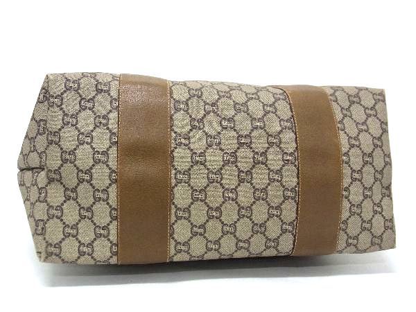 ★ちぇりー★ 1円 GUCCI グッチ 002 1098 3444 GGキャンバス×レザー トートバッグ