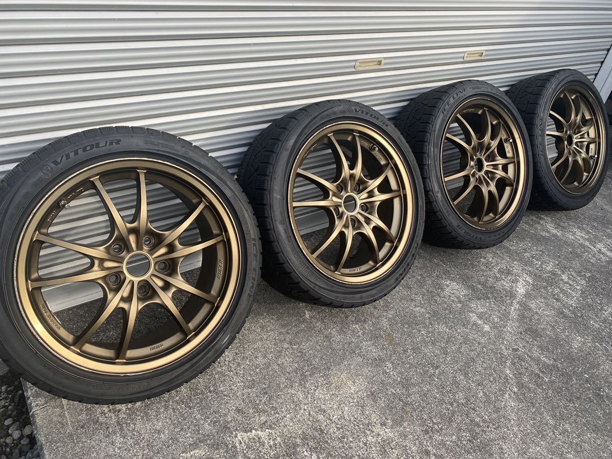 無限 MUGEN RAYS MF10 17インチ 7.5J PCD11.4.3 5孔 オフセット＋52 