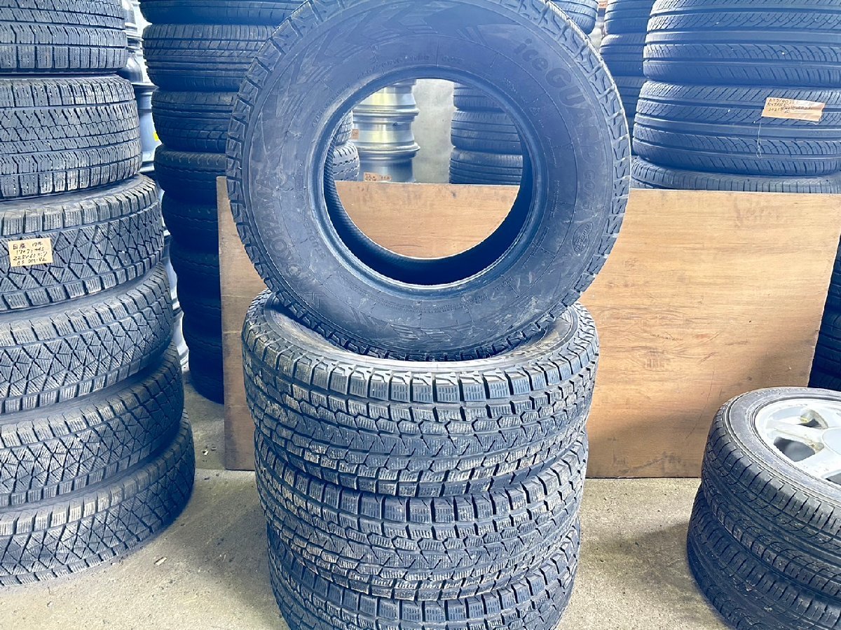 265/70R16 YOKOHAMA iceGUARD G075 バリ山スタッドレス 4本セット