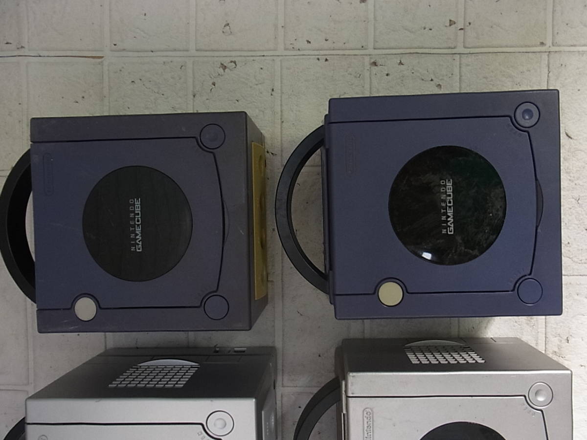 新作入荷，低価 GA14-10/GAMECUBE 5台 まとめて ブラック シルバー ブルー ゲームボーイプレイヤー3点付き ジャンク 本体のみ ゲームキューブ 通電確認済