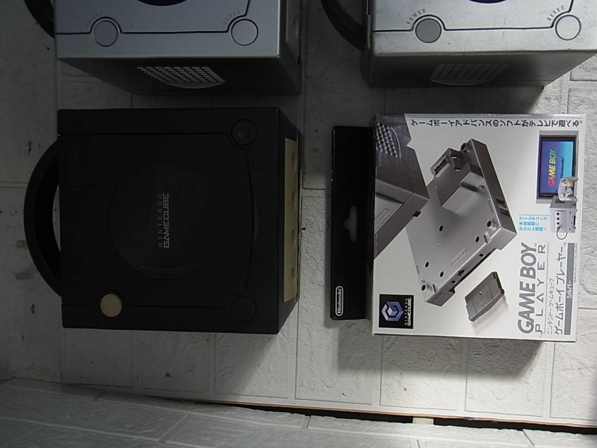 新作入荷，低価 GA14-10/GAMECUBE 5台 まとめて ブラック シルバー ブルー ゲームボーイプレイヤー3点付き ジャンク 本体のみ ゲームキューブ 通電確認済