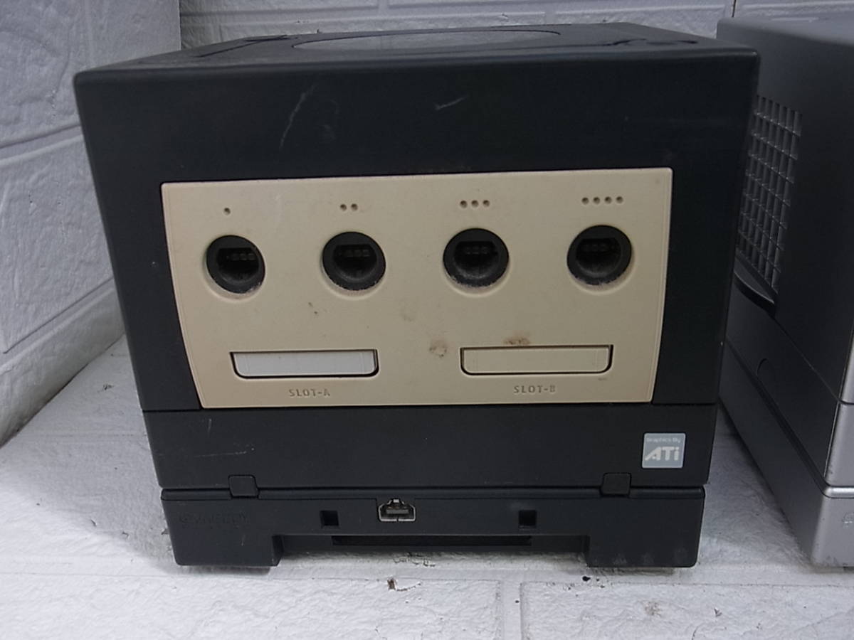 新作入荷，低価 GA14-10/GAMECUBE 5台 まとめて ブラック シルバー ブルー ゲームボーイプレイヤー3点付き ジャンク 本体のみ ゲームキューブ 通電確認済