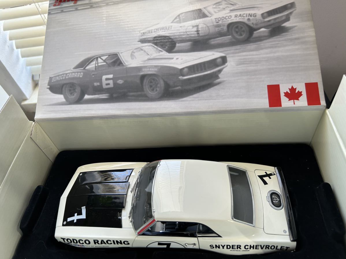 1:18 GMP 1969 シボレー カマロ トランスアム カナダチーム Todco