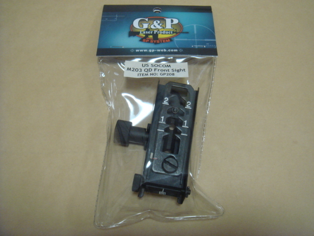 未使用！G&P US SOCOM M203 40mm グレネードランチャー フロントサイト！ 検) クラフトアップル CAW MULE マルイ TOP サンプロジェクト S&T