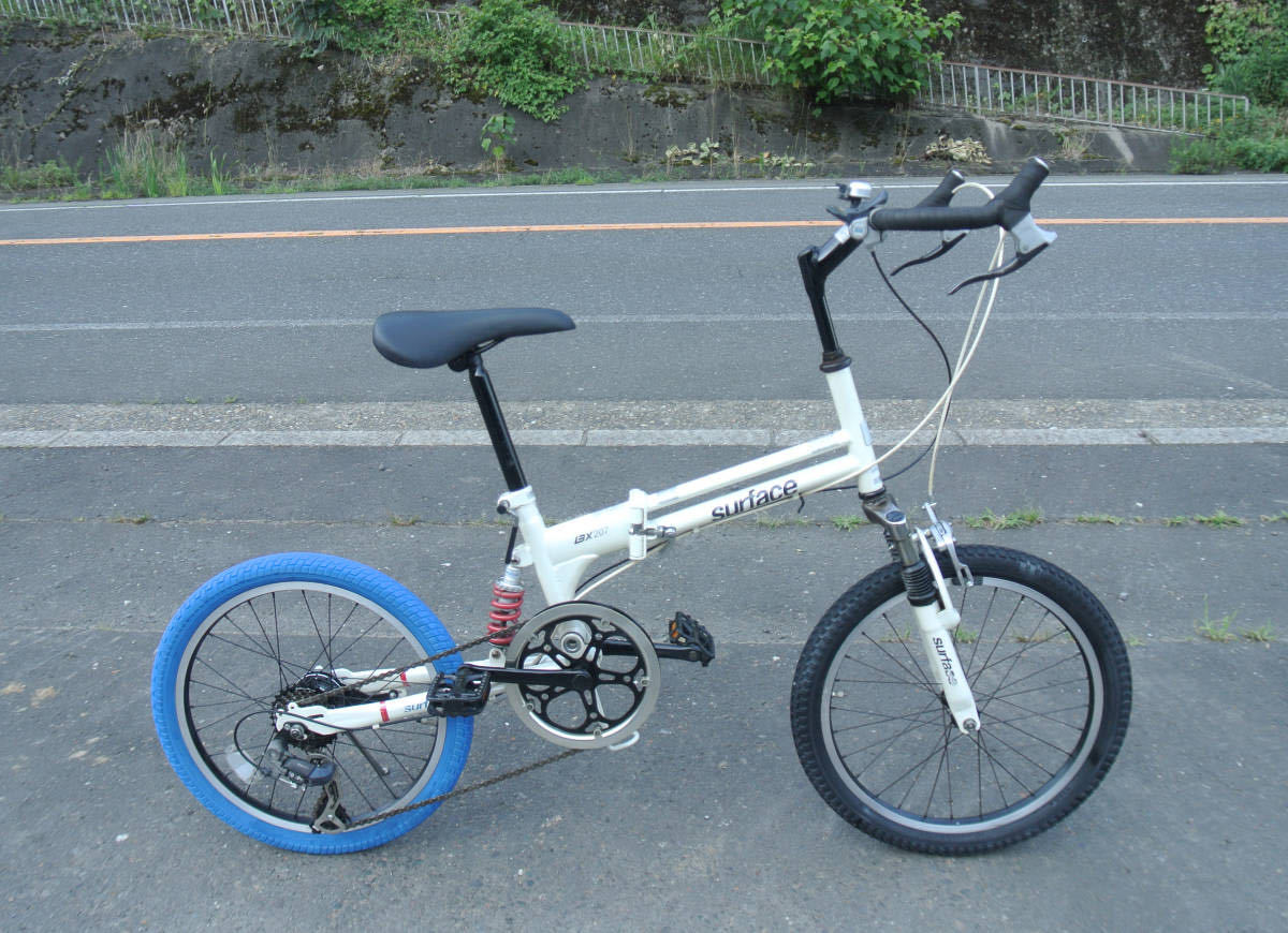 1円～Surface BIKES折り畳み自転車 軽快MTB 7速 20インチ ミニベロ 