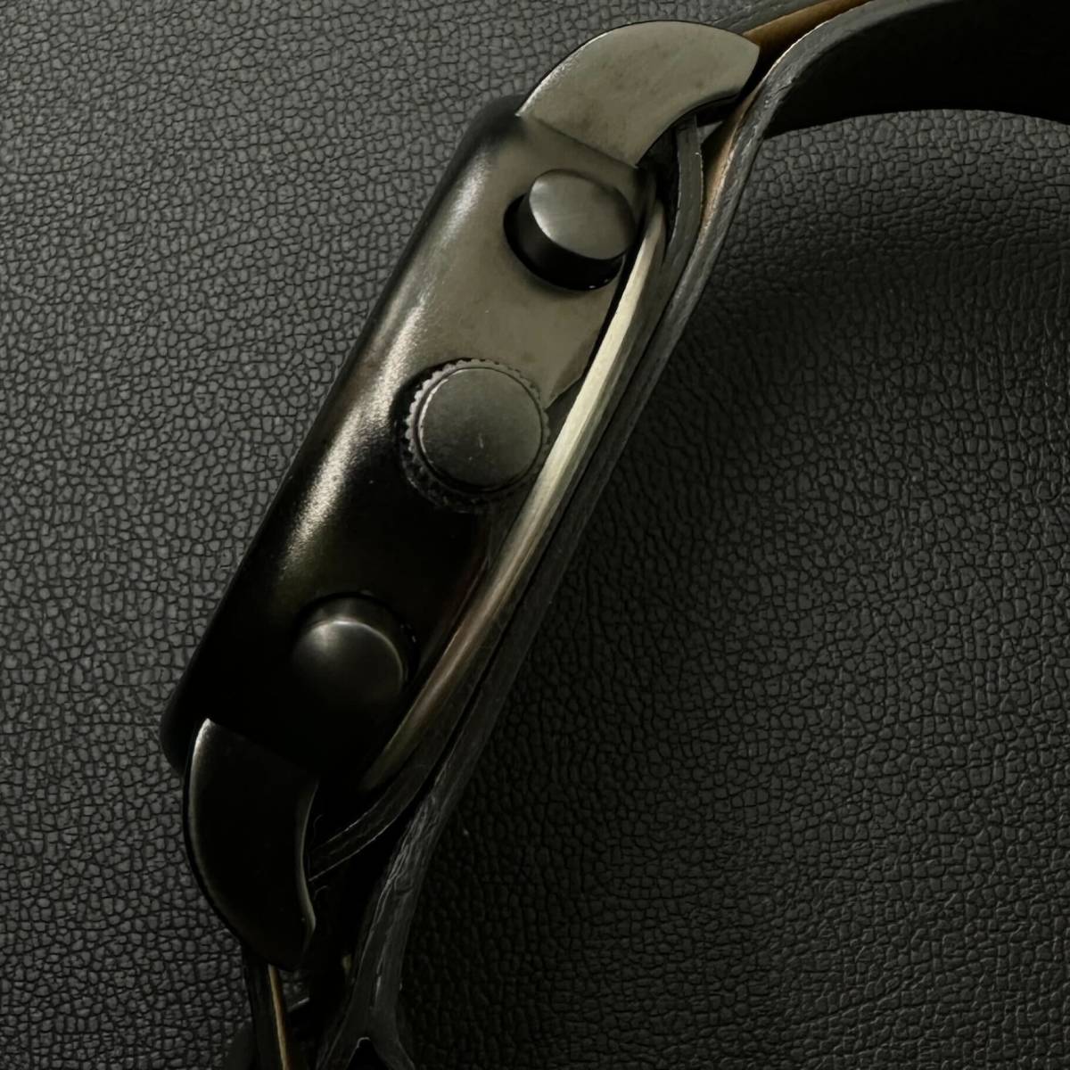 ☆稼働品☆ タイメックス TIMEX CR 2016 CELL レザーベルト 黒 