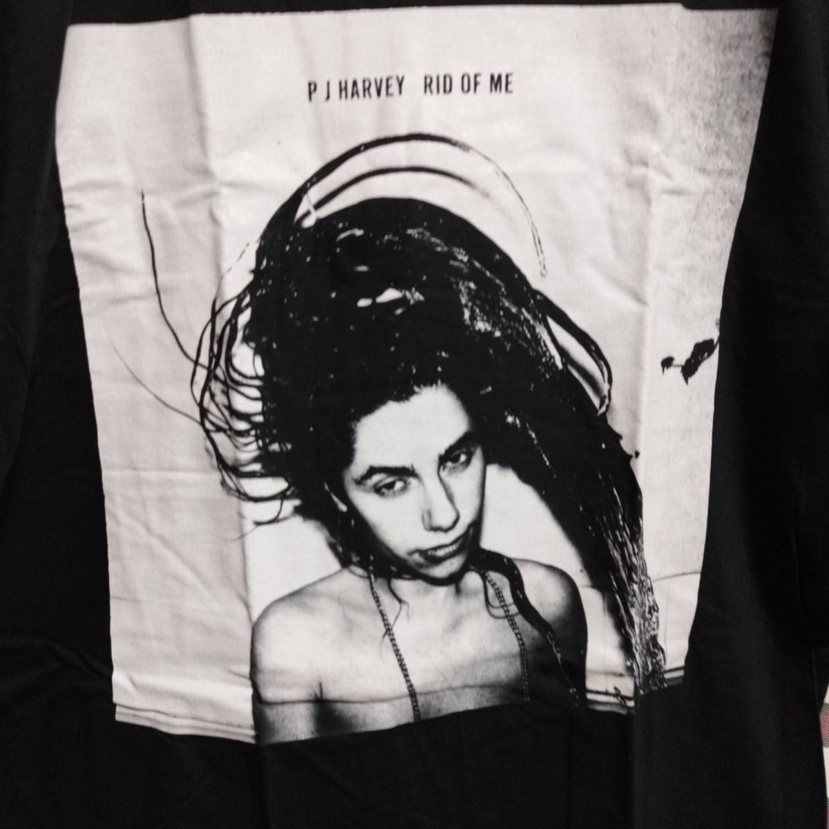 PJ Harvey（PJハーヴェイ）Tシャツ【 黒 XLサイズ 】名盤『Rid of Me 