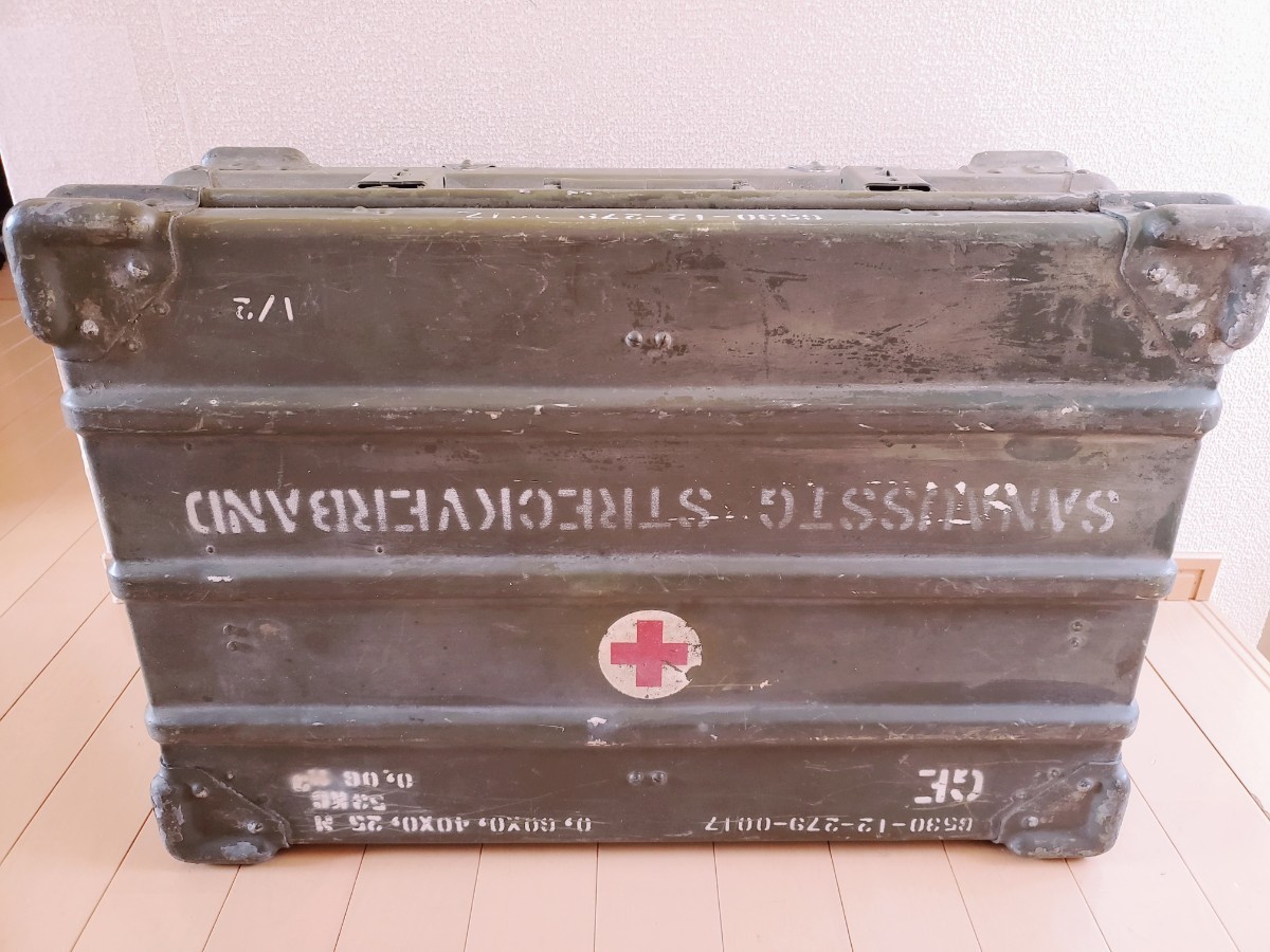 ヴィンテージzarges コンテナドイツ軍バウハウス実物ミリタリー