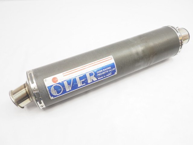 OVERレーシング カーボンマフラー サイレンサー ZRX400 XJR400R
