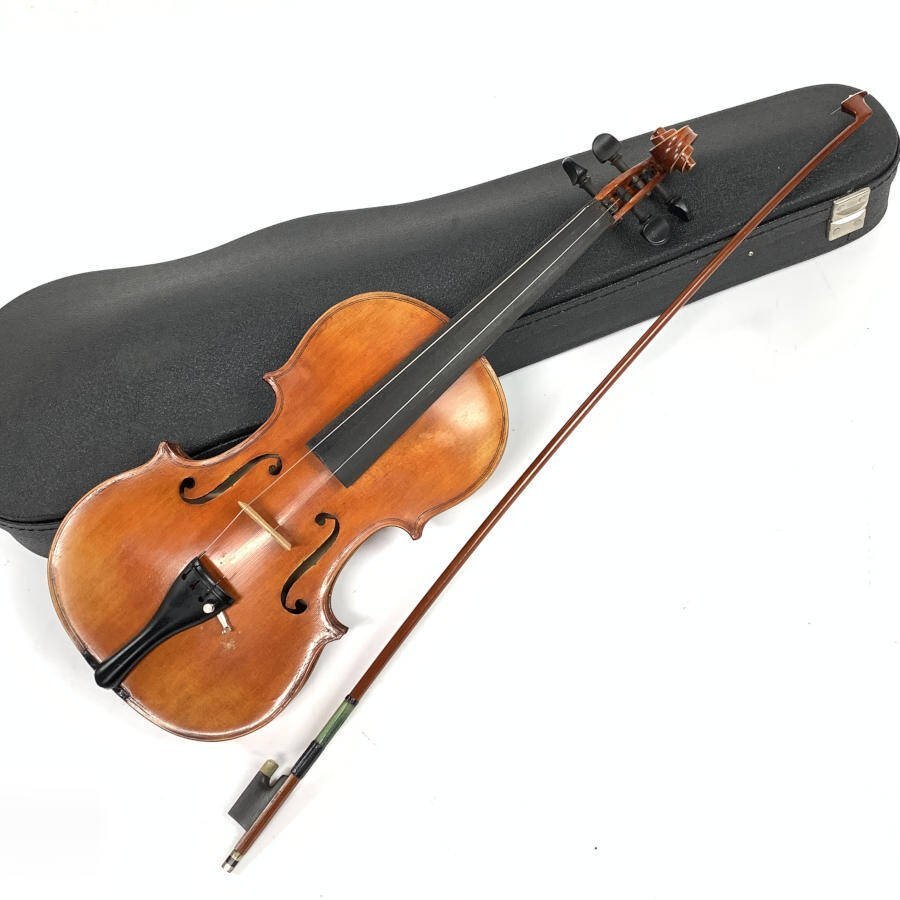 4/4バイオリン 弓/ハードケース付き★ジャンク品