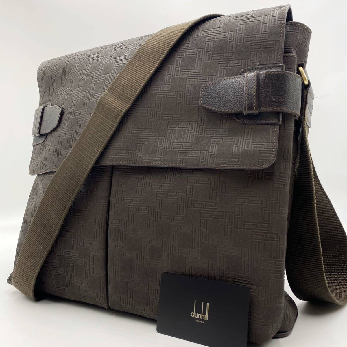 美品 ダンヒル D8 PVC×レザー 2WAYバッグ 保存袋 ギャラ付 正規品 美品 ダンヒル D8 PVC×レザー 2WAYバッグ 保存袋 ギャラ付 正規品 楽天