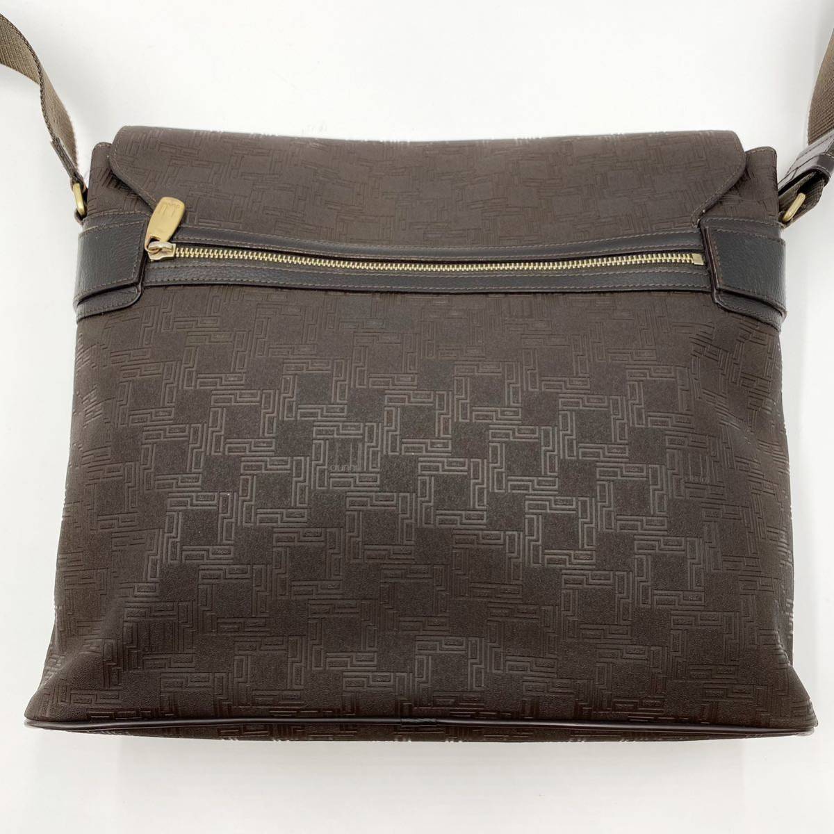 美品 ダンヒル D8 PVC×レザー 2WAYバッグ 保存袋 ギャラ付 正規品 楽天